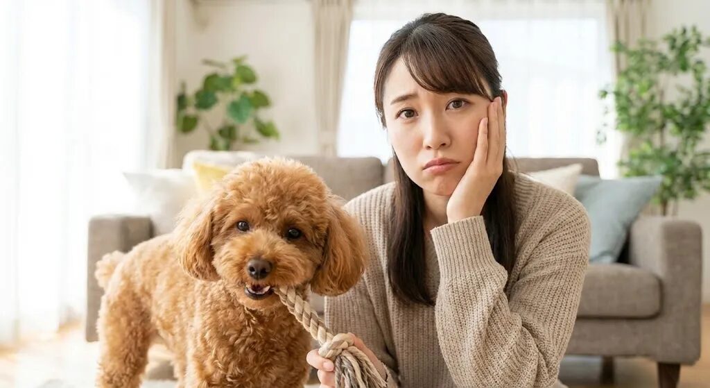 犬 噛み癖 しつけ 治らない 原因と対策 アイキャッチ