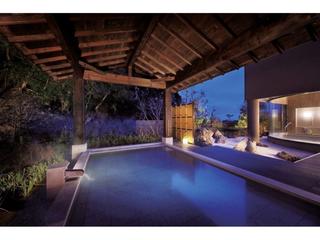 幻想的な露天風呂