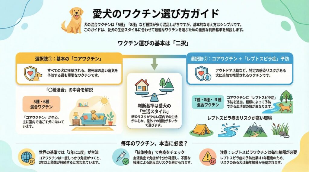 ワクチンについてのインフォグラフィック