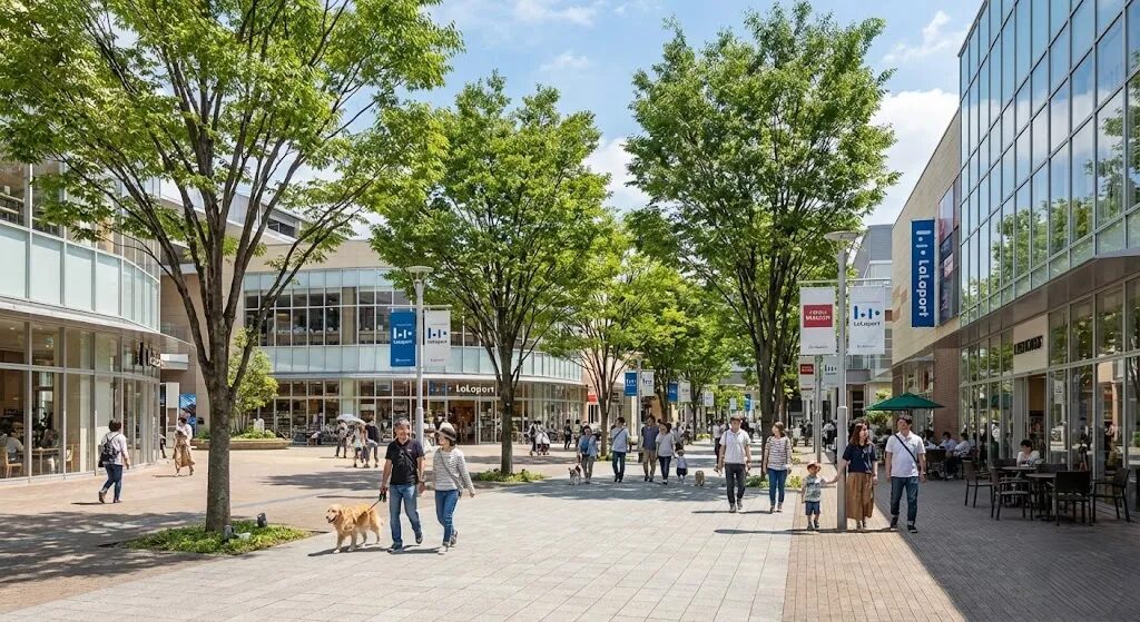 ショッピングモールの様子