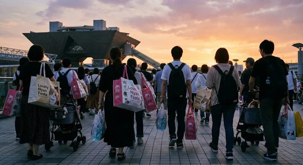 ラブリーにゃんフェスタ in 東京2026の帰り道